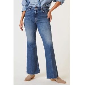 MOTHER The Weekender High-Rise Flare Jeans in Hop On Hop Off Size US 30